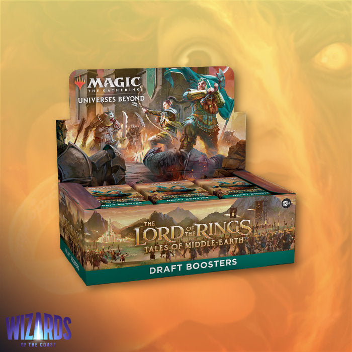 Magic The Lord of the Rings: Tales of Middle-Earth Draft Booster Display