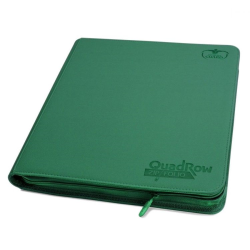 Ultimate Guard 12-Pocket QuadRow Green Folder
