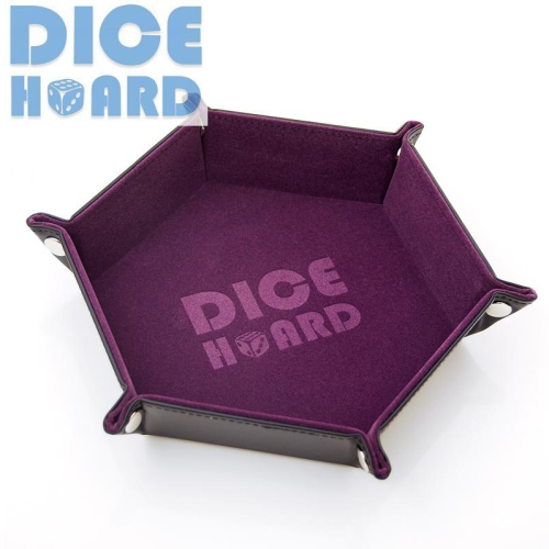 Dice Hoard Tray Purple - Hex