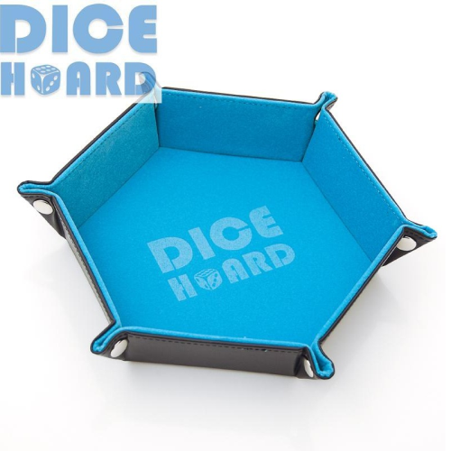 Dice Hoard Tray Blue - Hex