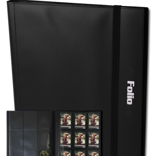 BCW Pro Folio Binder 9 Pocket - Black